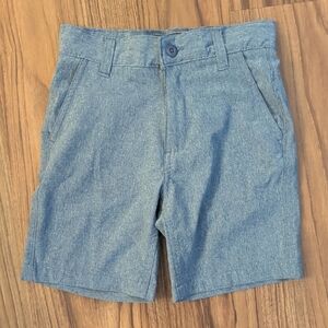 Tony Hawk Boys Heathered Blue Flat-Front Shorts